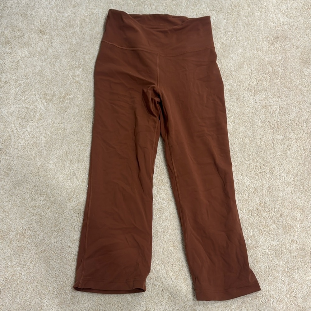 Lululemon align crop flare size 8.